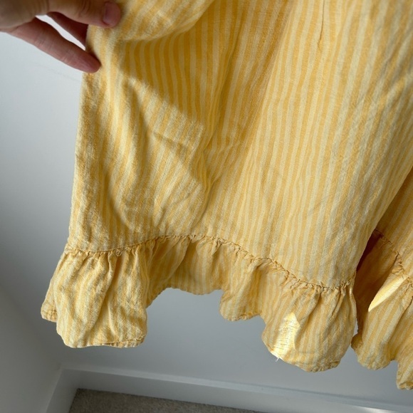 Jillian Harris x Joe Fresh linen light yellow dress - Picture 8 of 11